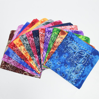 Khăn BANDANA Loang Họa Tiết Màu Sắc -Bandana Mẫu Mới Nhất