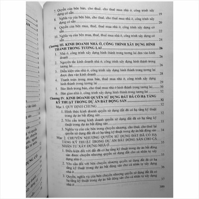 Sách Pháp Luật về Môi Giới, Đầu Tư Kinh Doanh Bất Động Sản, Đất Đai và Nhà Ở - V2461T