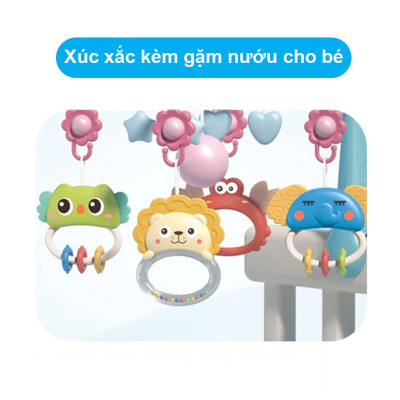 Đồ Chơi Treo Nôi Cũi, Xe Đẩy Cho Bé, Tự Động Xoay 360 Độ Và Phát Nhạc Ru Cho Bé Ngủ Ngon - Hàng Nhập Khẩu