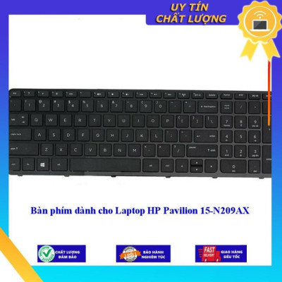 Bàn phím dùng cho Laptop HP Pavilion 15-N209AX - Hàng Nhập Khẩu New Seal