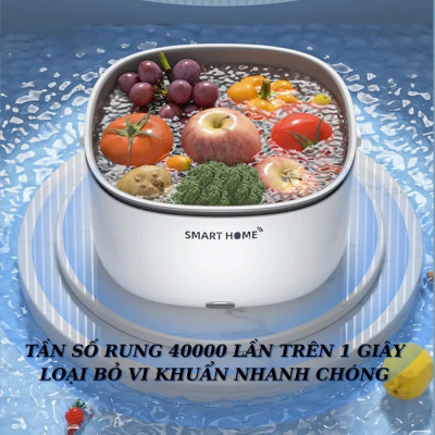 MáyRửa Và Khử Trùng Rau Củ SMART HOME – Công Nghệ Siêu Âm, An Toàn Cho Cả Gia Đình đèn ốp trần
