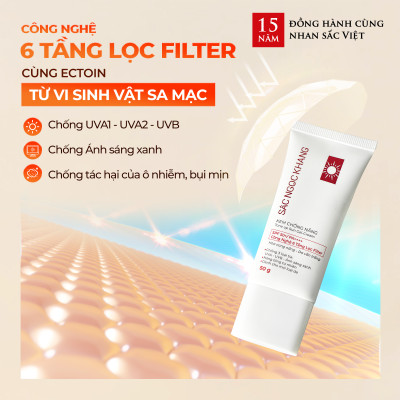 Combo 6 món: Nước tẩy trang 145ml + Sữa rửa mặt 50g+ Nước hoa hồng 145ml + Kem dưỡng ban đêm 10g + Kem chống nắng 50g + Sắc Ngọc Khang ++ (60 viên)