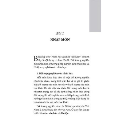 Sách - Nhân Học Văn Hóa Việt Nam - GS. TS Hoàng Nam - VIETNAMBOOK