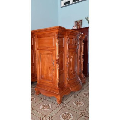 tủ thờ gỗ gõ 197cm