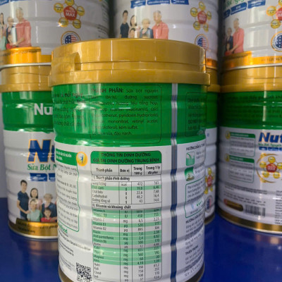COMBO 2 hộp sữa bột Nguyên kem nutifood loại 900g dinh dưỡng hàng ngày cho cả gia đình