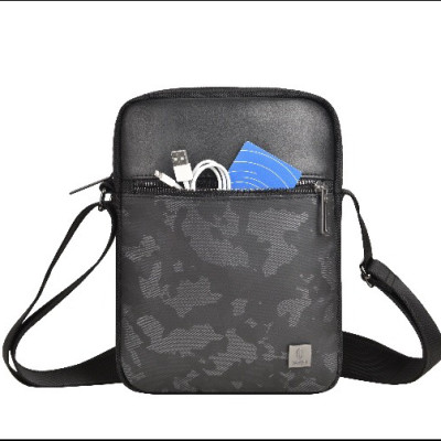 Túi đeo chéo WiWU Salem Sling Bag để phụ kiện điện tử, thiết kế với kiểu dáng trơn cùng họa tiết camo độc đáo - Hàng chính hãng
