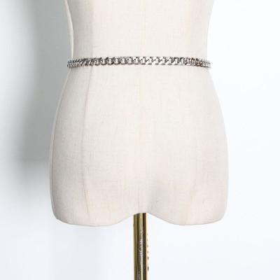 Belt xích thắt lưng kim loại nịt xích thắt lưng ổ khoá độc lạ