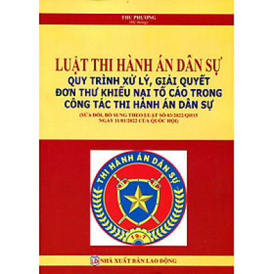 Luật Thi Hành Án Dân Sự (Sửa Đổi, Bổ Sung)