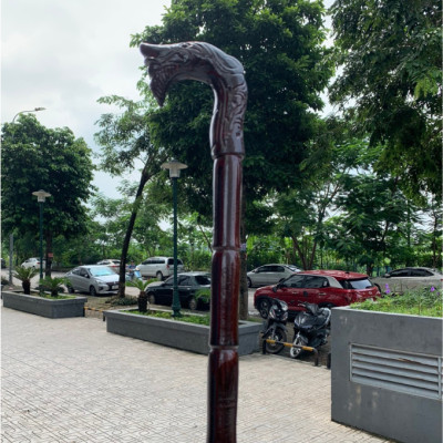 Gậy batoong gỗ đầu rồng dành cho người cao tuổi