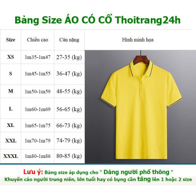 Áo Thun Có Cổ Màu Trắng Vải Cá Sấu Mè 4 Chiều Thời Trang 24h Dùng Chung Nam Nữ