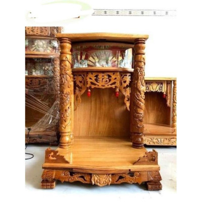 Bàn Thờ Ông Địa Căm Xe (trụ hộp đèn) 60x88x60