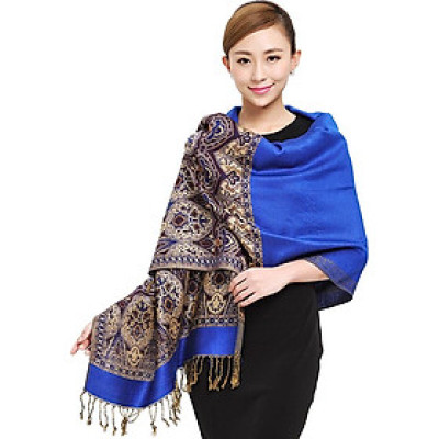 Khăn Pashmina Thêu Kim Tuyến – PMT906