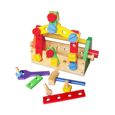 Đồ chơi gỗ Bộ đồ nghề sửa chữa  | Winwintoys 61192 | Phát triển khả năng sáng tạo, khéo léo | Đạt tiêu chuẩn CE và TCVN