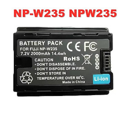ROGTZ - Pin Lithium-Ion Cao Cấp NP-W235 2000mah Cho Máy Ảnh Fujifilm X-T4 GFX100S GFX50S II XT4, Mật Độ Năng Lượng Cao, Tuổi Thọ Cao, Bộ Sạc Dual USB Thông Minh, Màn LCD, Nhỏ Gọn, An Toàn, Tiện Lợi - Hàng Chính Hãng