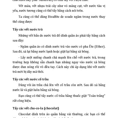 Cuộc Sống Gia Đình, Những Điều Nên Tránh