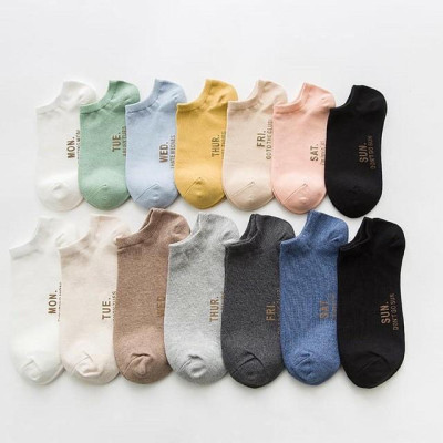 combo tất tuần 7 đôi 7 ngày , vớ nữ tất nữ đi trong tuần hàng đẹp hút ẩm tốt