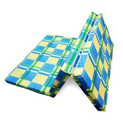 Nệm Bông Ép (1m4x1m95x5cm) Gấp 3 Hàn Quốc - Giao Màu Ngẫu Nhiên