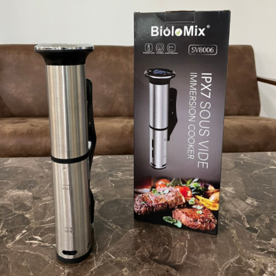 Máy nấu chậm Sous Vide BioloMix SV-8006 công suất 1200W , bộ gia nhiệt PTC và động cơ không chổi than DC- Hàng chính hãng