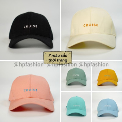 Mũ lưỡi trai ️ Nón kết thêu chữ CRUISE chất kaki cao cấp form unisex nam nữ N17