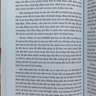 Tổng luận và bình giải Luật Kinh doanh Bất động sản năm 2023 (sửa đổi, bổ sung năm 2024)