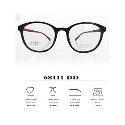 GỌNG KÍNH NHỰA TR90 SIEU NHẸ THỜI TRANG - 68111