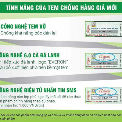 Nệm Bông Ép Gấp 3 Everon Padding chính hãng _ Màu ngẫu Nhiên-Bảo hành 5 năm.