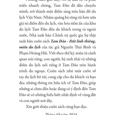 Tam Đảo đất thiêng miền du lịch