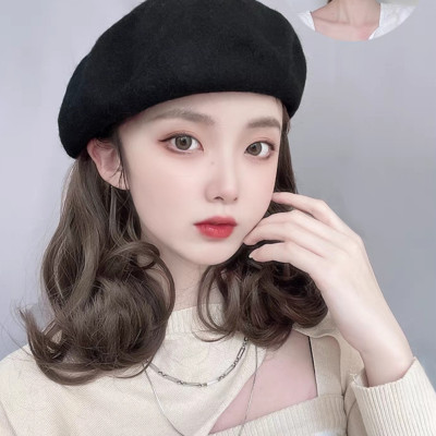 Nón bere mũ beret nữ len thời trang Hàn Quốc dona21120705