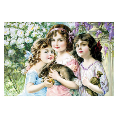 Tranh xếp Hình Tia Sáng  Búp Bê Thiên Thần Tia Sáng (925 Mảnh Ghép)