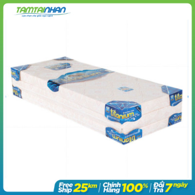 Nệm Kim Cương Gấp 3 Cao Su Bông