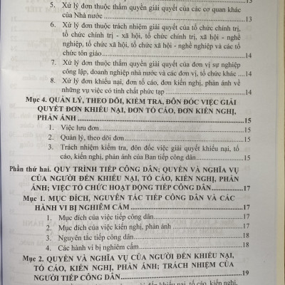 Quy Trình Xử Lý Đơn Khiếu Nại, Đơn Tố Cáo, Đơn Kiến Nghị, Phản Ánh, Tiếp Công Dân