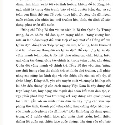 Một số vấn đề về đường lối quân sự, chiến lược quốc phòng trong sự nghiệp xây dựng và bảo vệ Tổ quốc Việt Nam xã hội chủ nghĩa thời kỳ mới