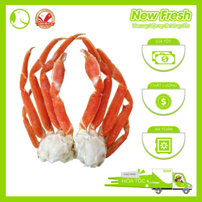[GIAO NHANH HCM]  Chân Cua Tuyết Canada Size Lớn - Túi 1Kg (3-4 cụm chân)