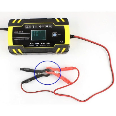 Sạc Ắc Quy Thông Minh Nhật Bản Foxsur  – 12V/24V, Khử Sunfat, Bảo Dưỡng Tự Động, Loại Xịn , đèn led