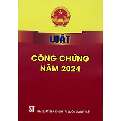 Sách Luật Công Chứng Năm 2024