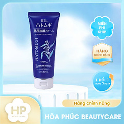 Sữa Rửa Mặt Ngừa Mụn Và Làm Sáng Da 31302 Reihaku Hatomugi Facial Foam(Tuýp 130 G)