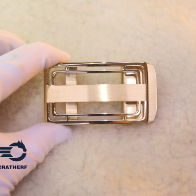 Mặt Khóa Thắt Lưng Cao Cấp - Đầu Khóa Dây Nịt CRATHERF CT001G35 - Mặt Khóa 3.5cm Inox 316 Nguyên Khối