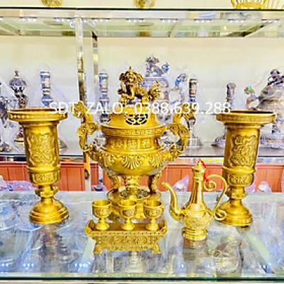 BỘ ĐỈNH 40 CM CHẤT LIỆU BẰNG ĐỒNG 