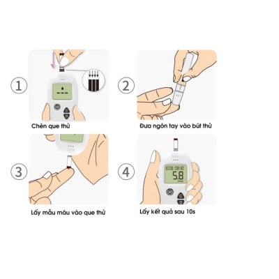 Trọn Bộ Máy Đo Tiểu Đường Tại Nhà Safe Accu – Kèm Que Đo Và Kim Thử Máu Dùng Tại Nhà