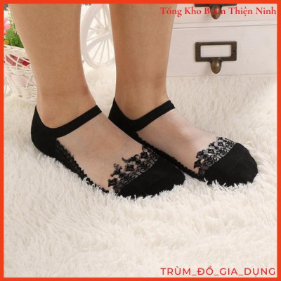 Combo 10 đôi tất ren công chúa cổ ngắn cho nữ