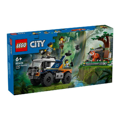 Đồ Chơi Lắp Ráp Xe Địa Hình Cứu Hộ Động Vật - Jungle Explorer Off-Road Truck - Lego City 60426 (314 Mảnh Ghép)