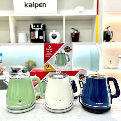 Ấm đun nước siêu tốc Kalpen KK9901 dung tích 1.8 lít, công suất 1500W, chất liệu inox 304 - BHàng chính hãng