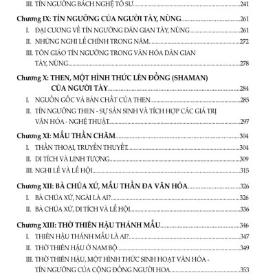 Tín Ngưỡng Và Văn Hóa Tín Ngưỡng Ở Việt Nam (Bản in năm 2023)