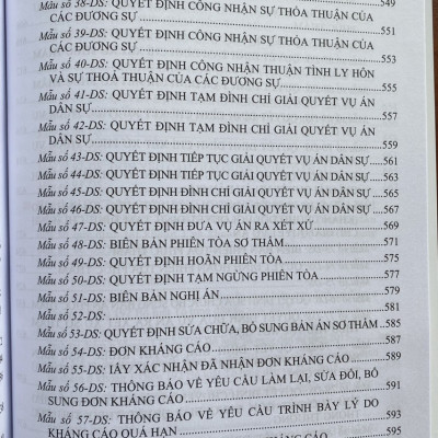 Hệ Thống Các Nghị Quyết Của Hội Đồng Thẩm Phán, Toà Án Nhân Dân Tối Cao Về Dân Sự Và Tố Tụng Dân Sự Từ Năm 1990 Đến 2023