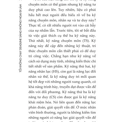 Tối Không Chạy Deadline, Sáng Không Ngại Đi Làm