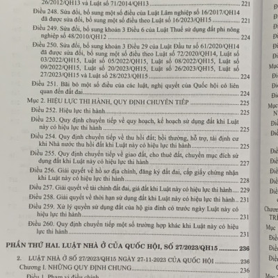 Hệ thống toàn văn Luật Đất Đai, Luật Nhà Ở, Luật Kinh Doanh Bất Động Sản