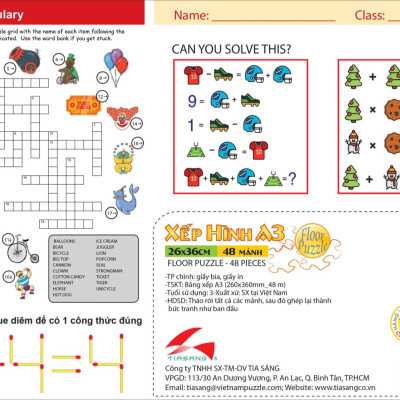 Xếp hình Tia Sáng Teen Titan Go  (48 Mảnh Ghép) - Tặng kèm câu đố mặt sau cho bé