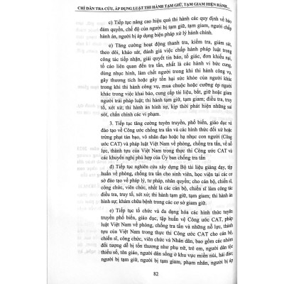 Sách - Chỉ dẫn tra cứu, áp dụng luật thi hành tạm giữ, tạm giam hiện hành