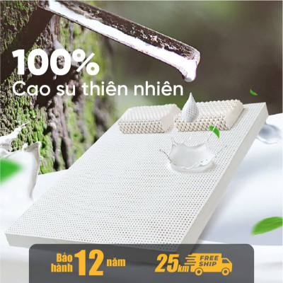 Nệm cao su thiên nhiên Kim Cương Happy Gold - 160x200x15cm