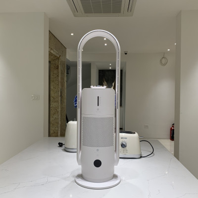 [Nhập CECAMP300KD1 giảm 300K] Combo Máy Lọc Không Khí Bù Ẩm ULTTY SKJ - CR022 Dạng Quạt, Khử Khuẩn Bằng Tia UV + Màng lọc HEPA H14 Nano Phân Tử Bạc - Hàng Chính Hãng